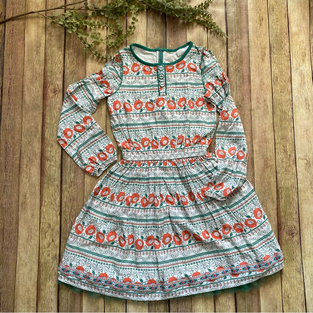 Matilda Jane size 8 Long Sleeve Floral Dress